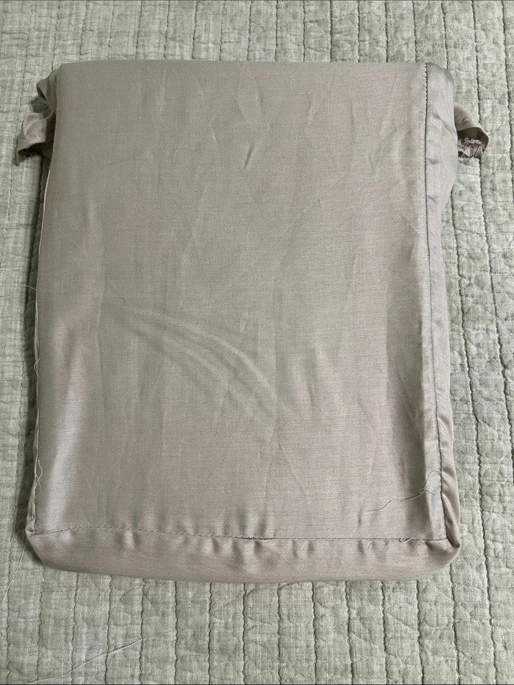 🔥🔥Silver gray cotton percale FULL FLAT  Sheet